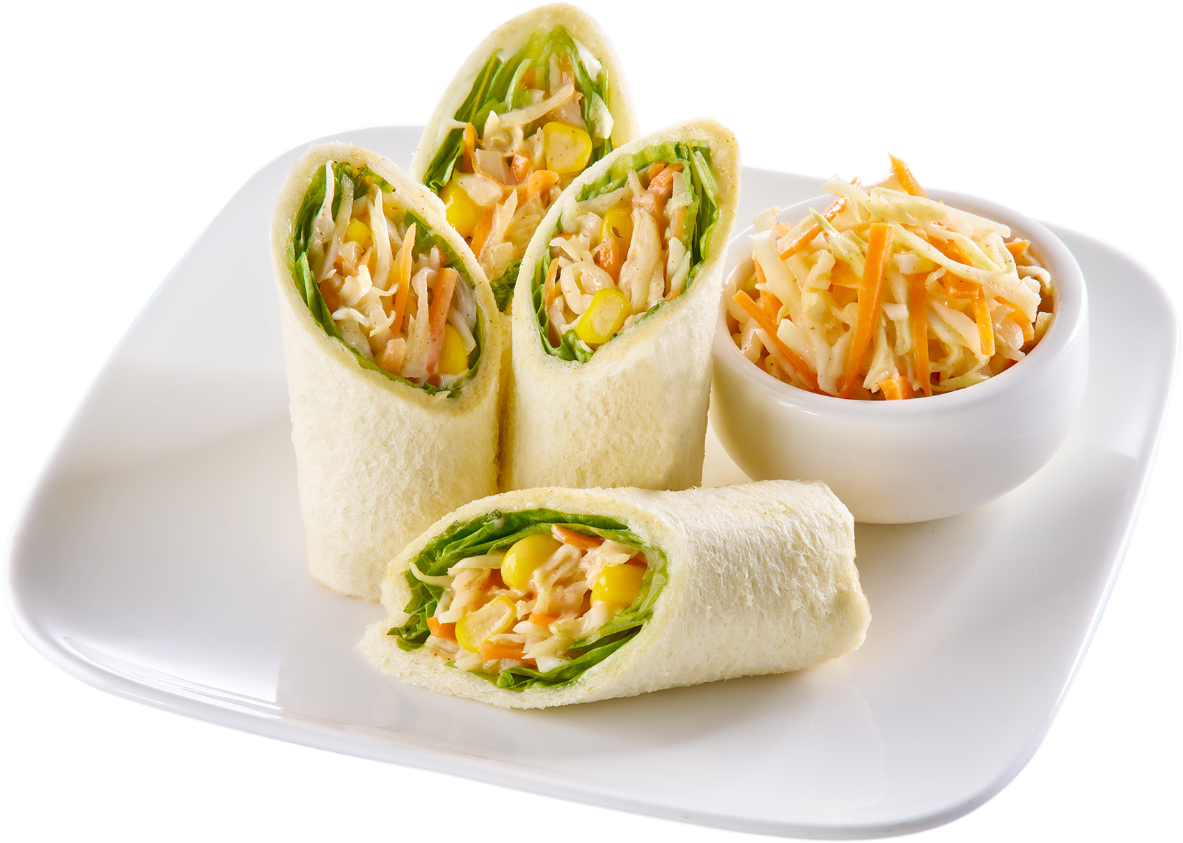 Roti Gulung Coleslaw