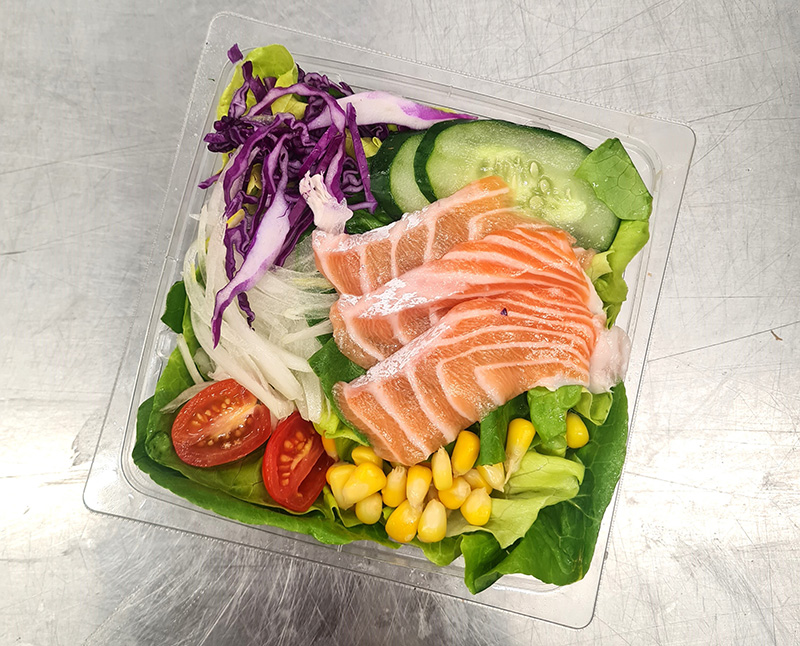 Salmon Sashimi Salad