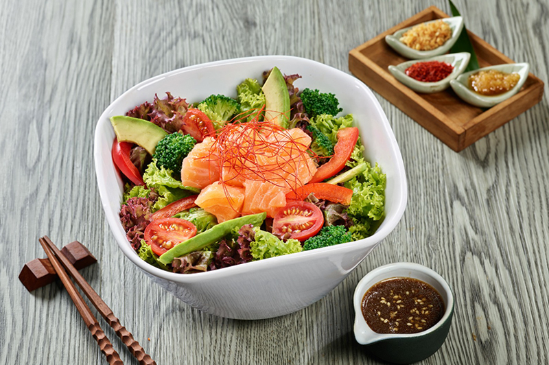 Yuzu Salmon Salad