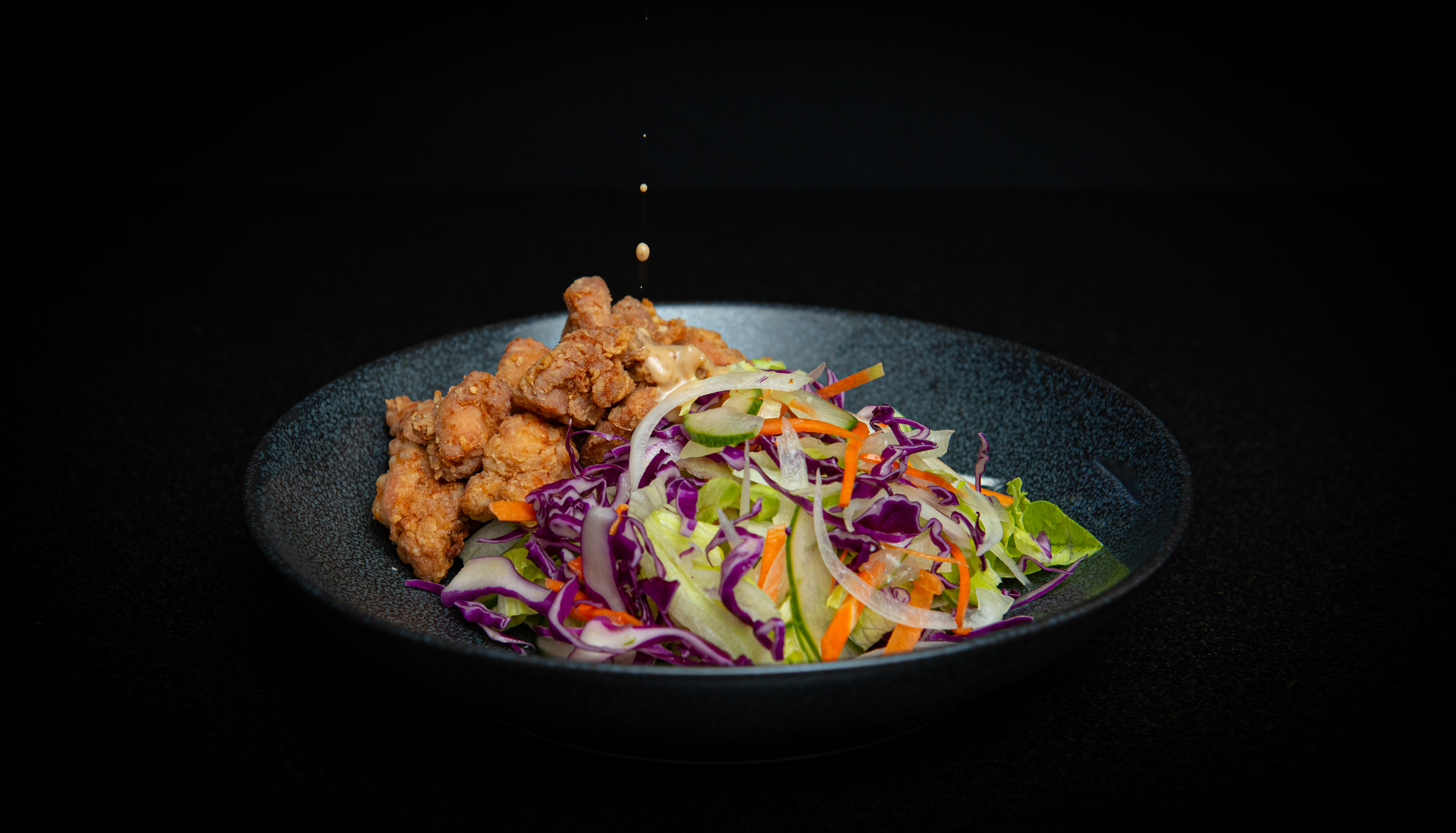 Tori Karaage salad