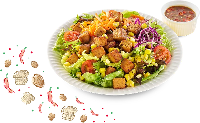 <p>Salad Tempe Bacem</p>