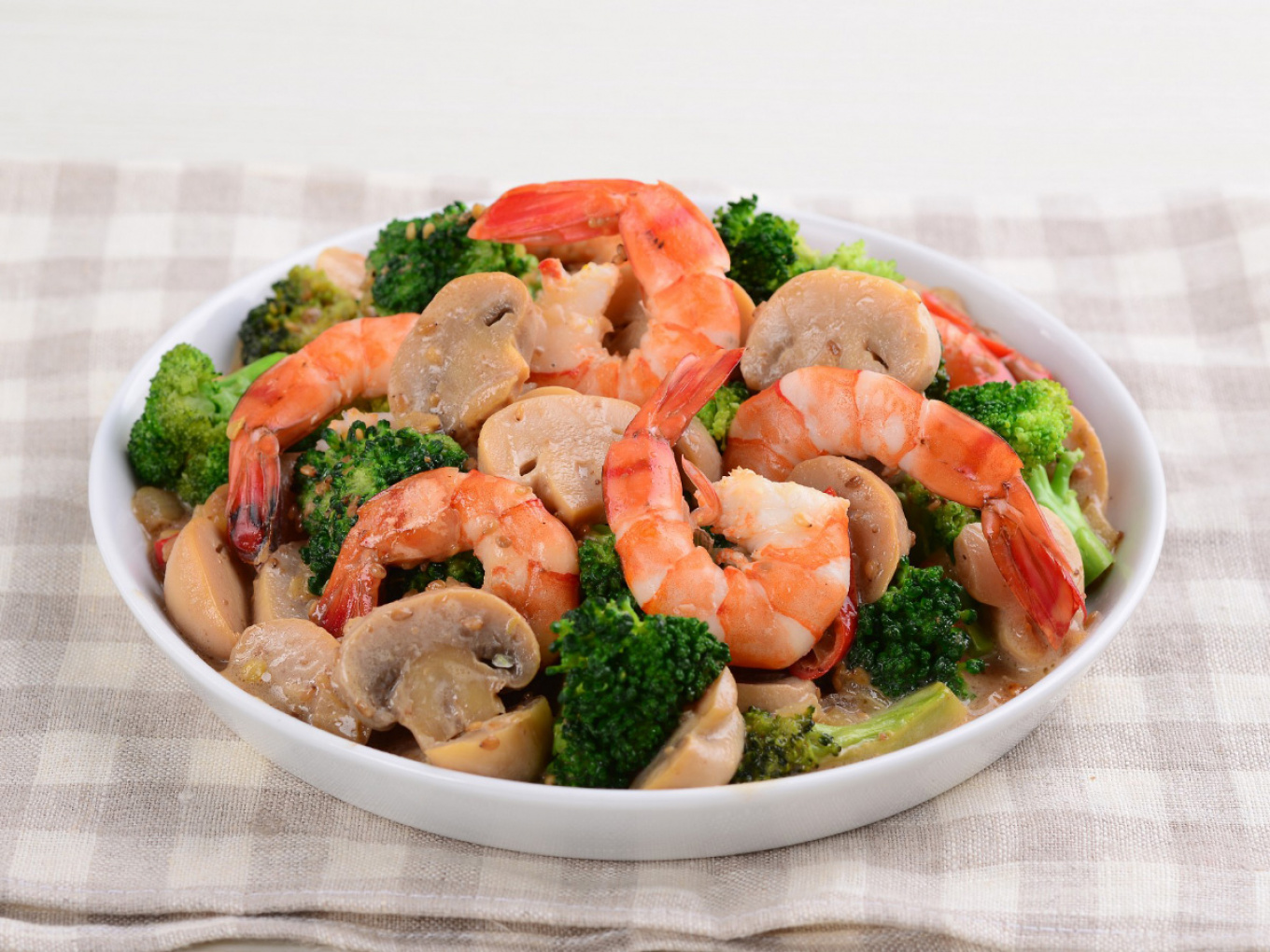 Broccoli and Shrimp Saute