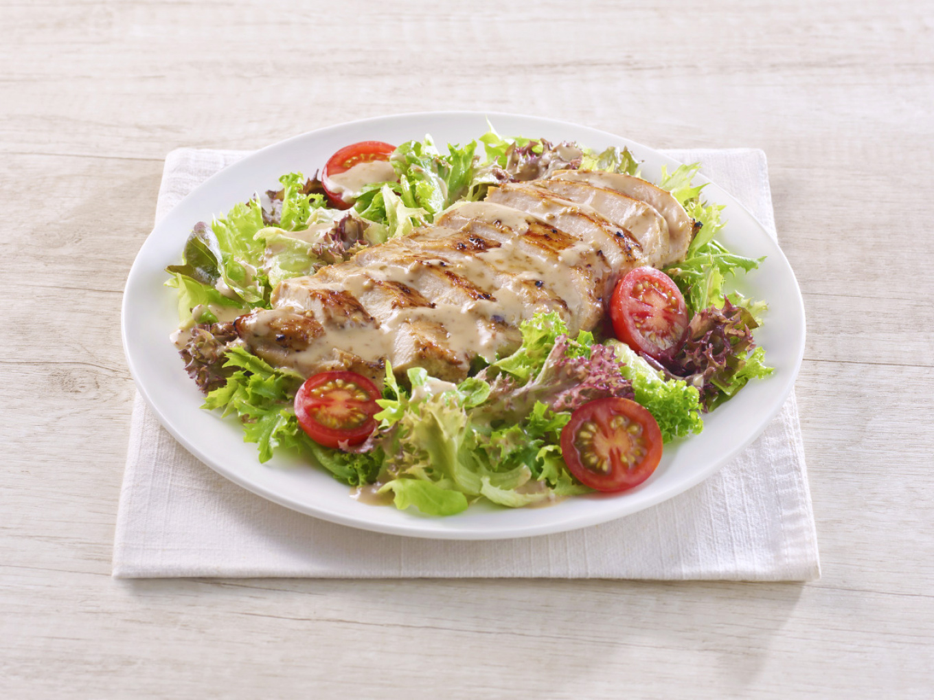 Grilled Marinated Chicken Salad
