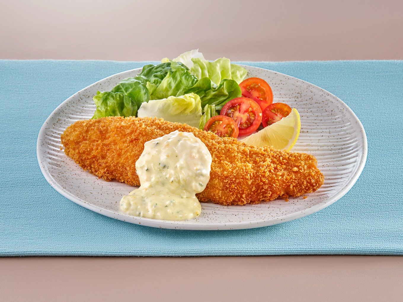 Fried Breaded Fish with Tartar Sauce
