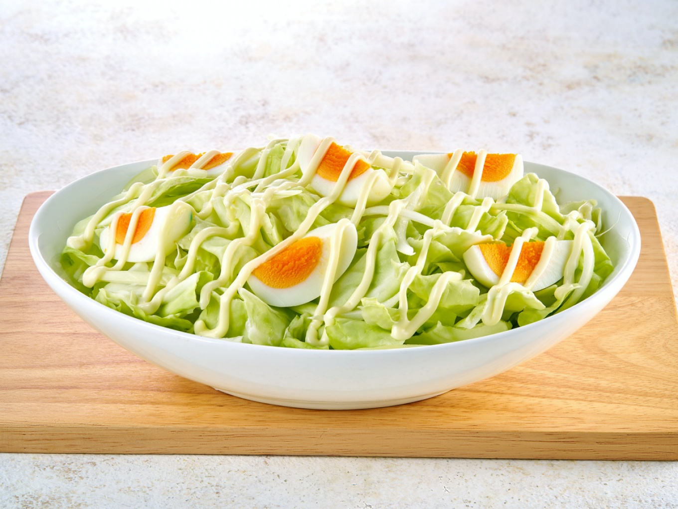 Salad Coleslaw dengan Telur