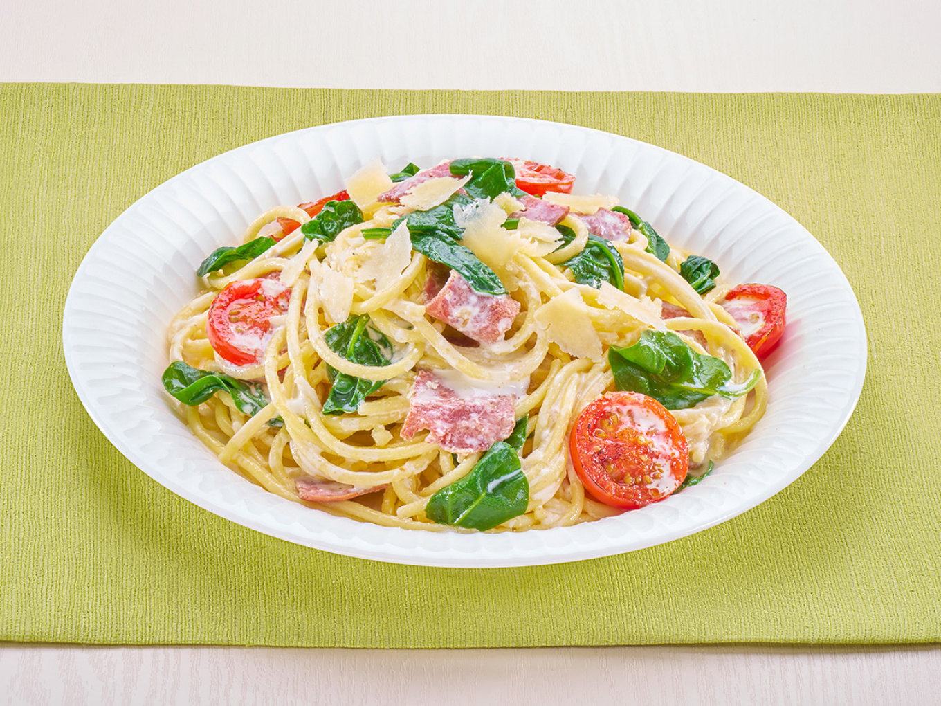 Pasta Mayo Bayam Creamy