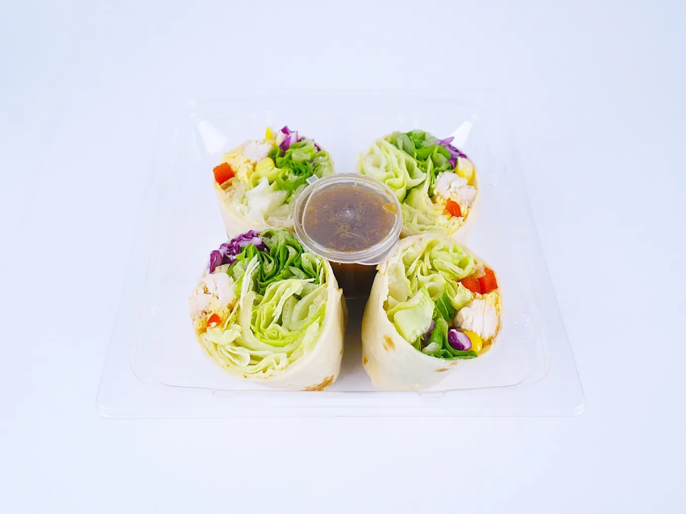 Chicken Salad Wrap Grated Onion Dressing