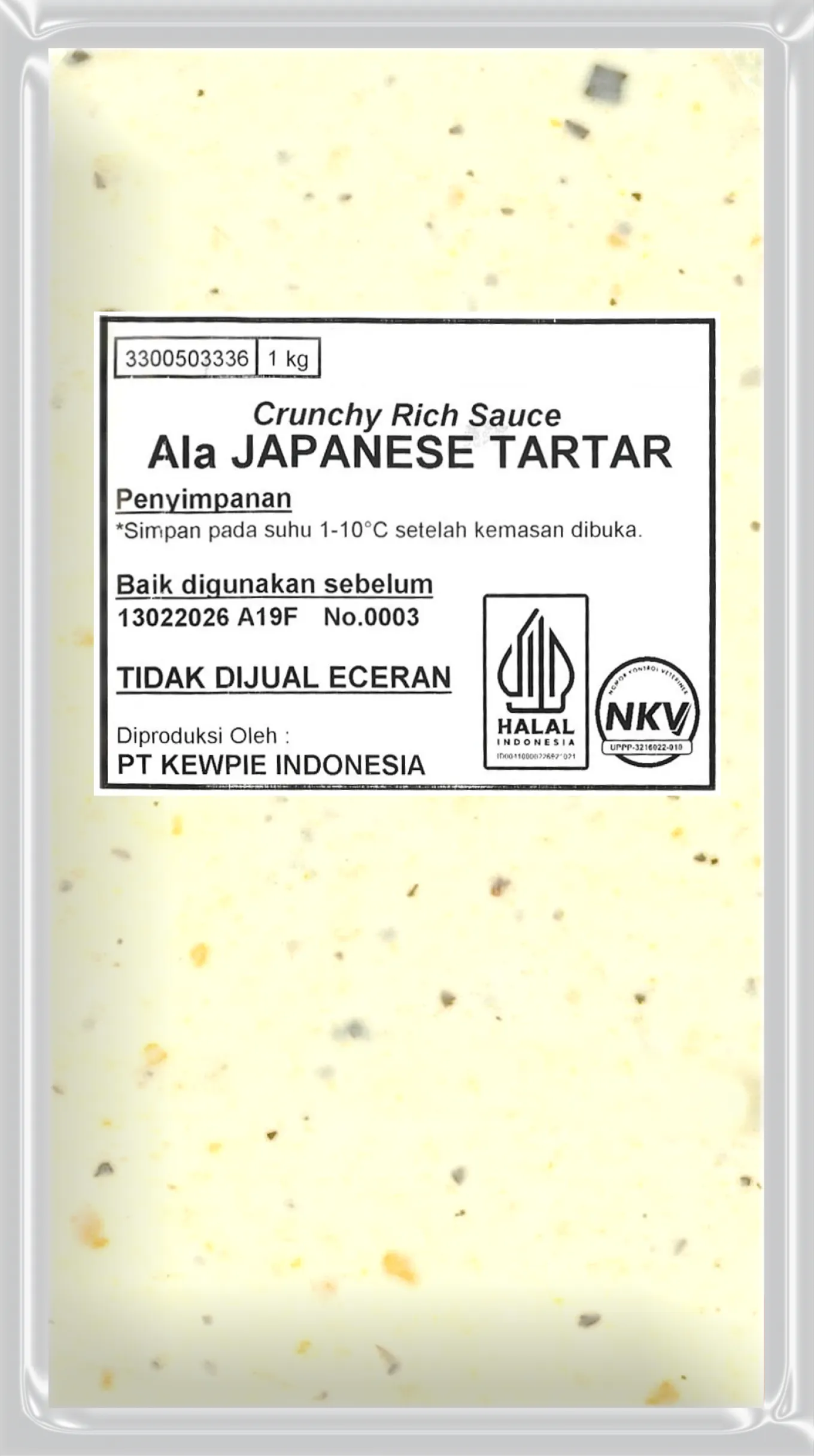 CRUNCHY RICH SAUCE ALA JAPANESE TARTAR