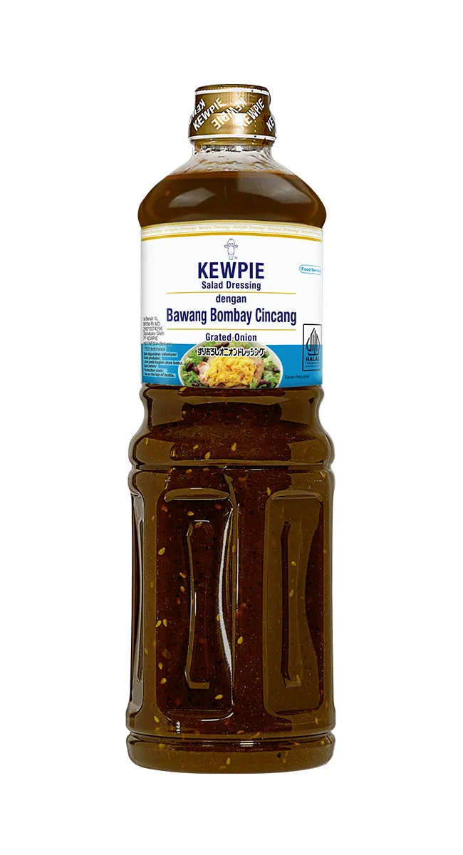 KEWPIE Salad Dressing dengan Bawang Bombay Cincang 1 L