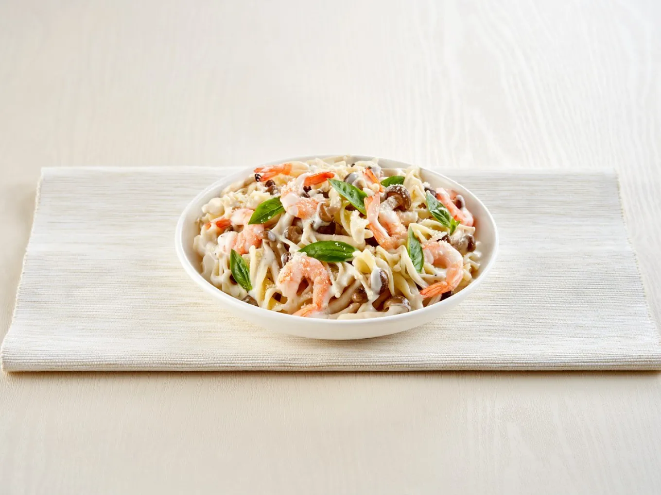 Pasta Udang dan Jamur