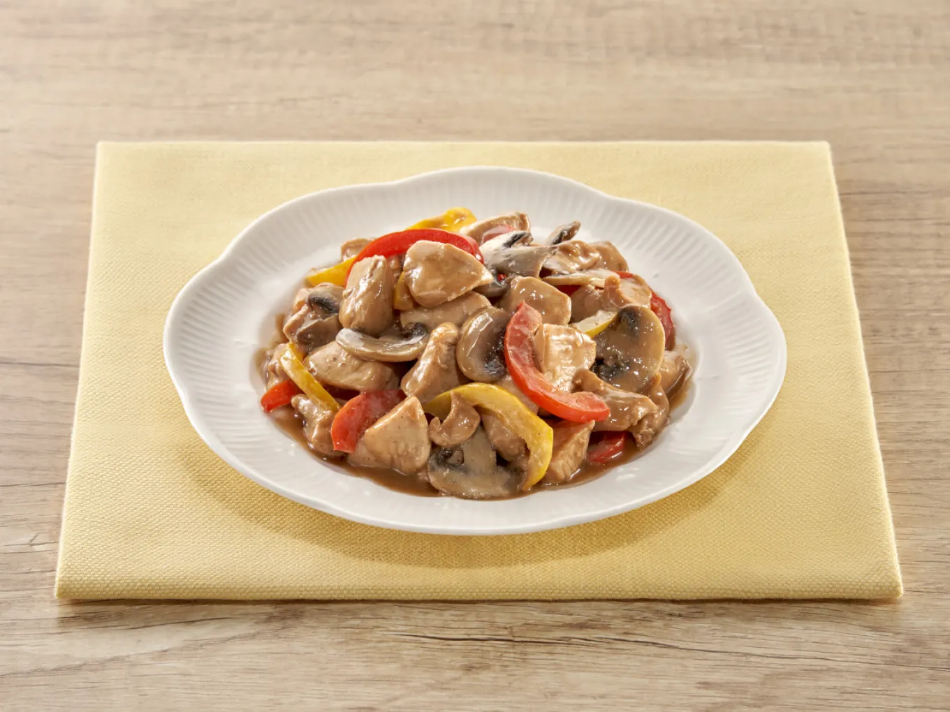 Chicken and Capsicum Saute
