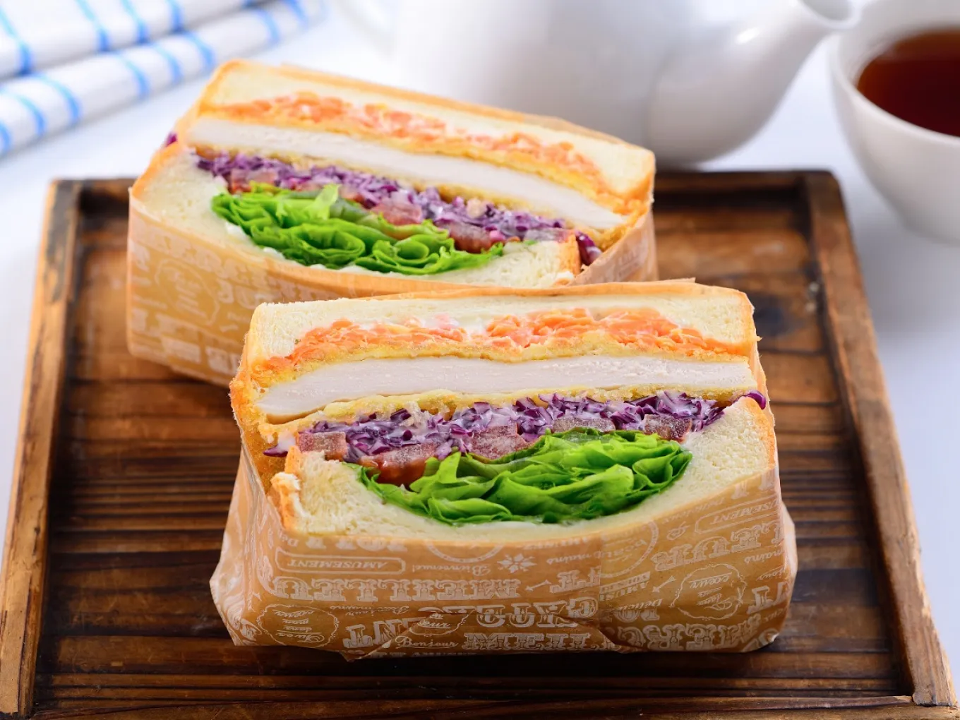 Japanese Chicken Katsu Sandwich