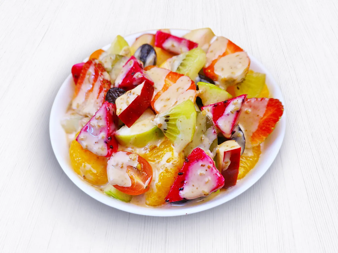 Salad Buah dengan Wijen Sangrai