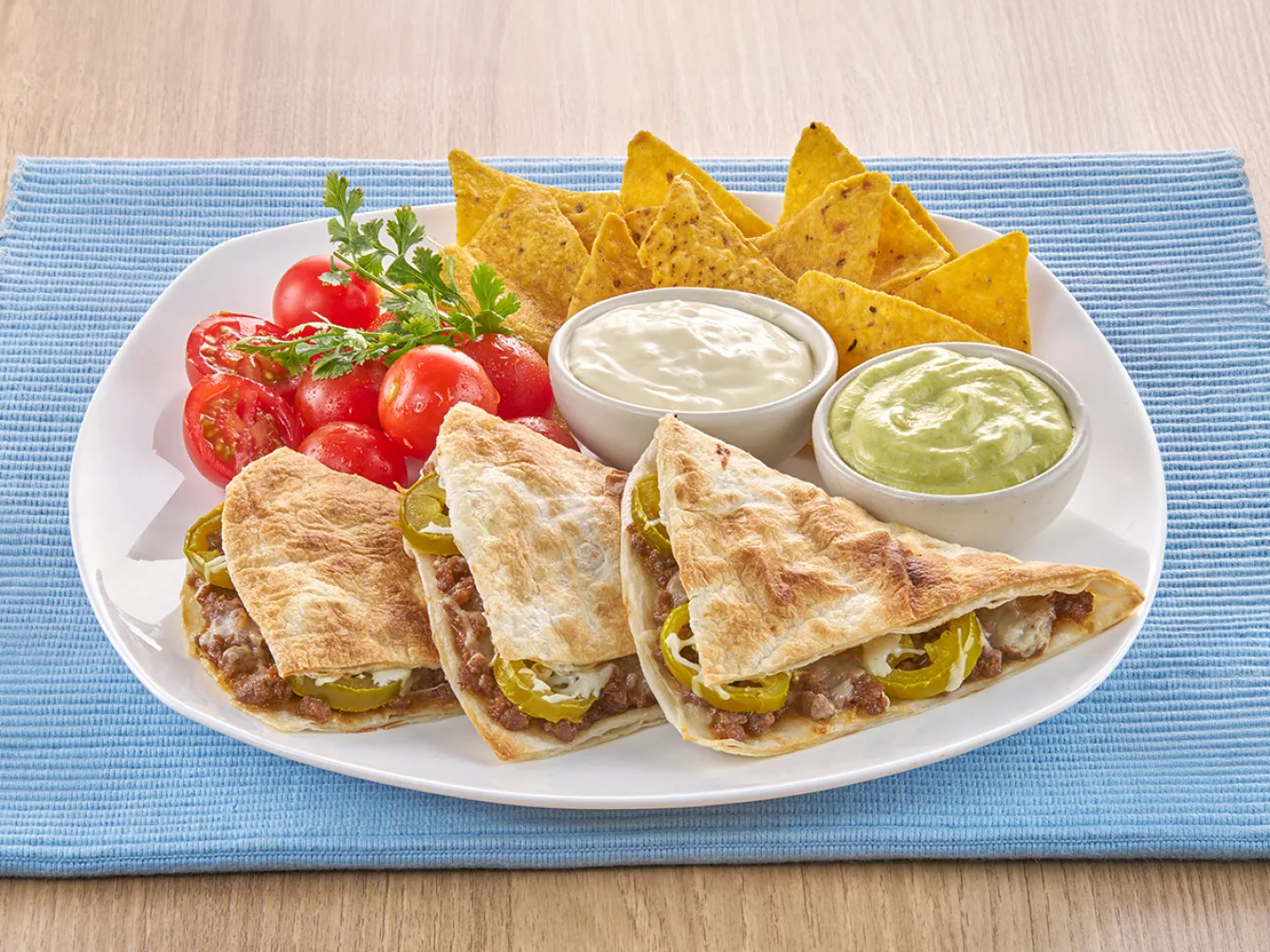 Tortilla with KEWPIE MAYONNAISE ORIGINAL Dipping Sauces