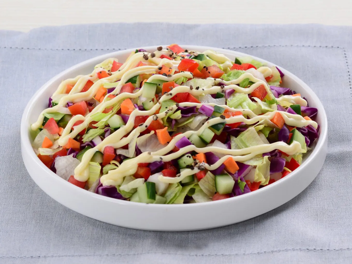 Raw Chopped Salad Mayonnaise