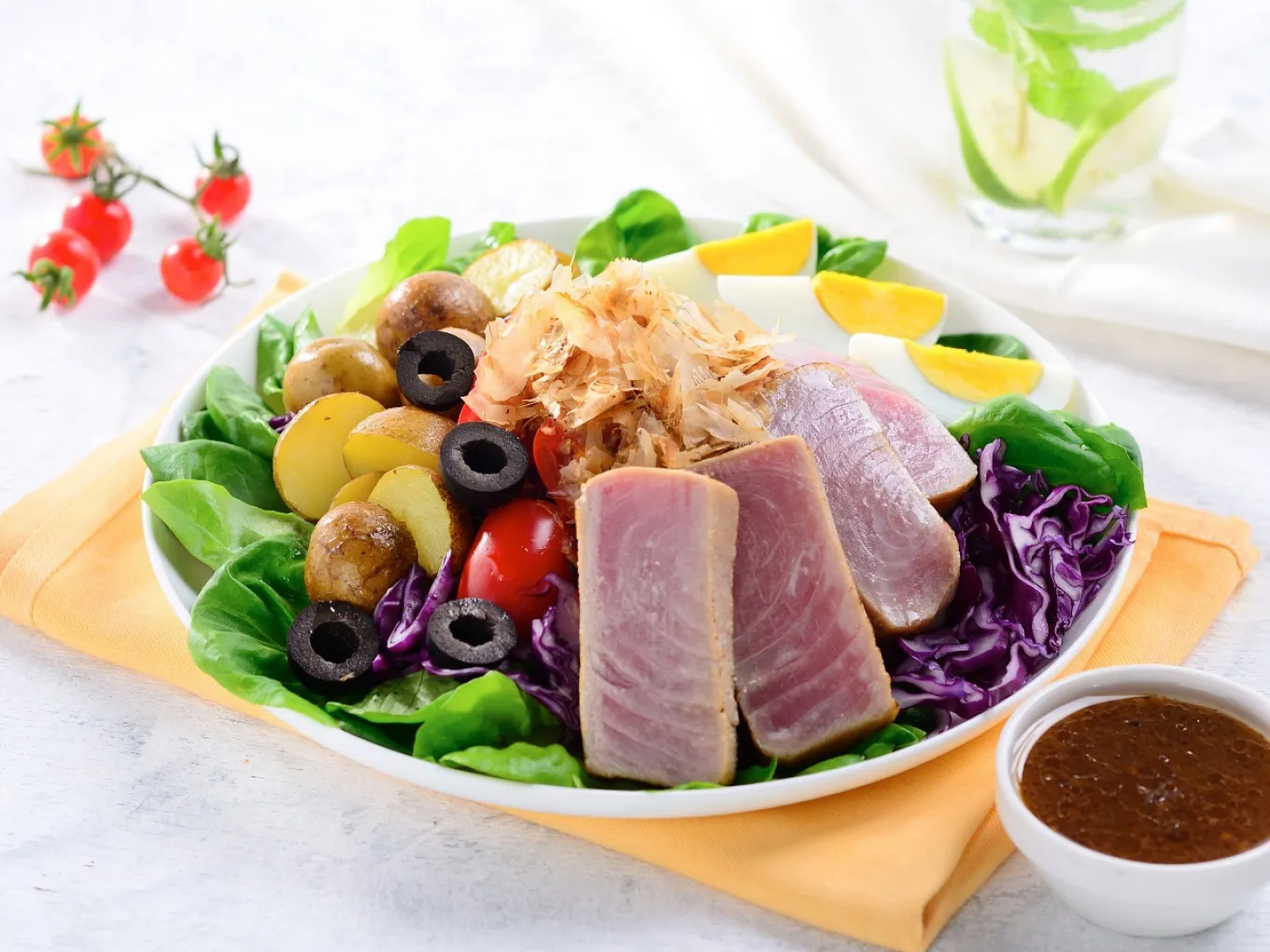 Salad Steak Tuna ala Jepang