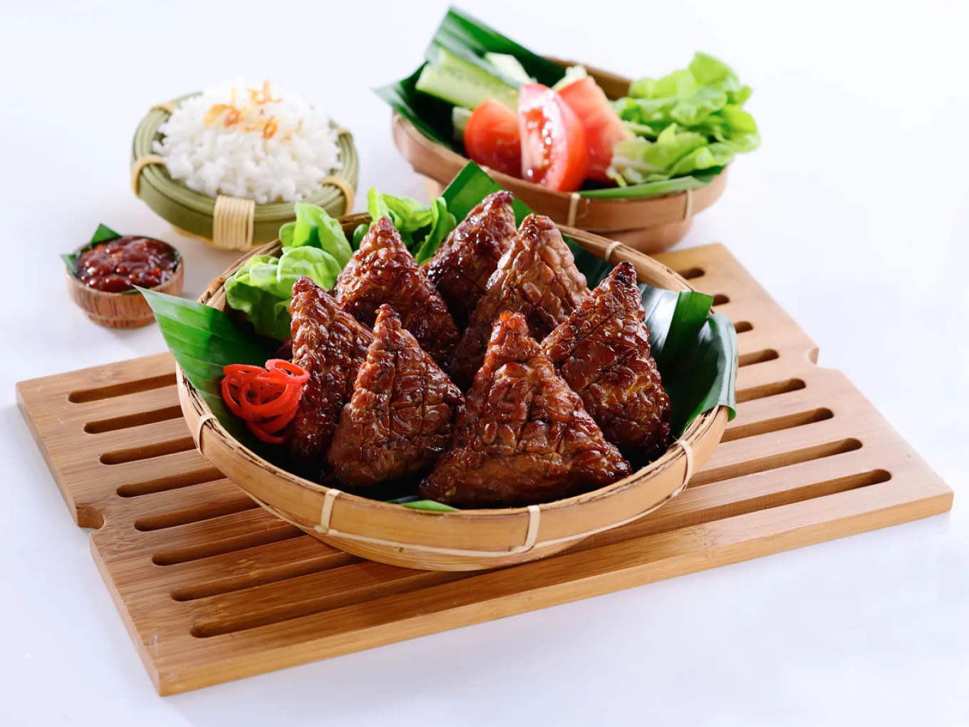 Tempe Bacem Bumbu Kecap ala Jepang