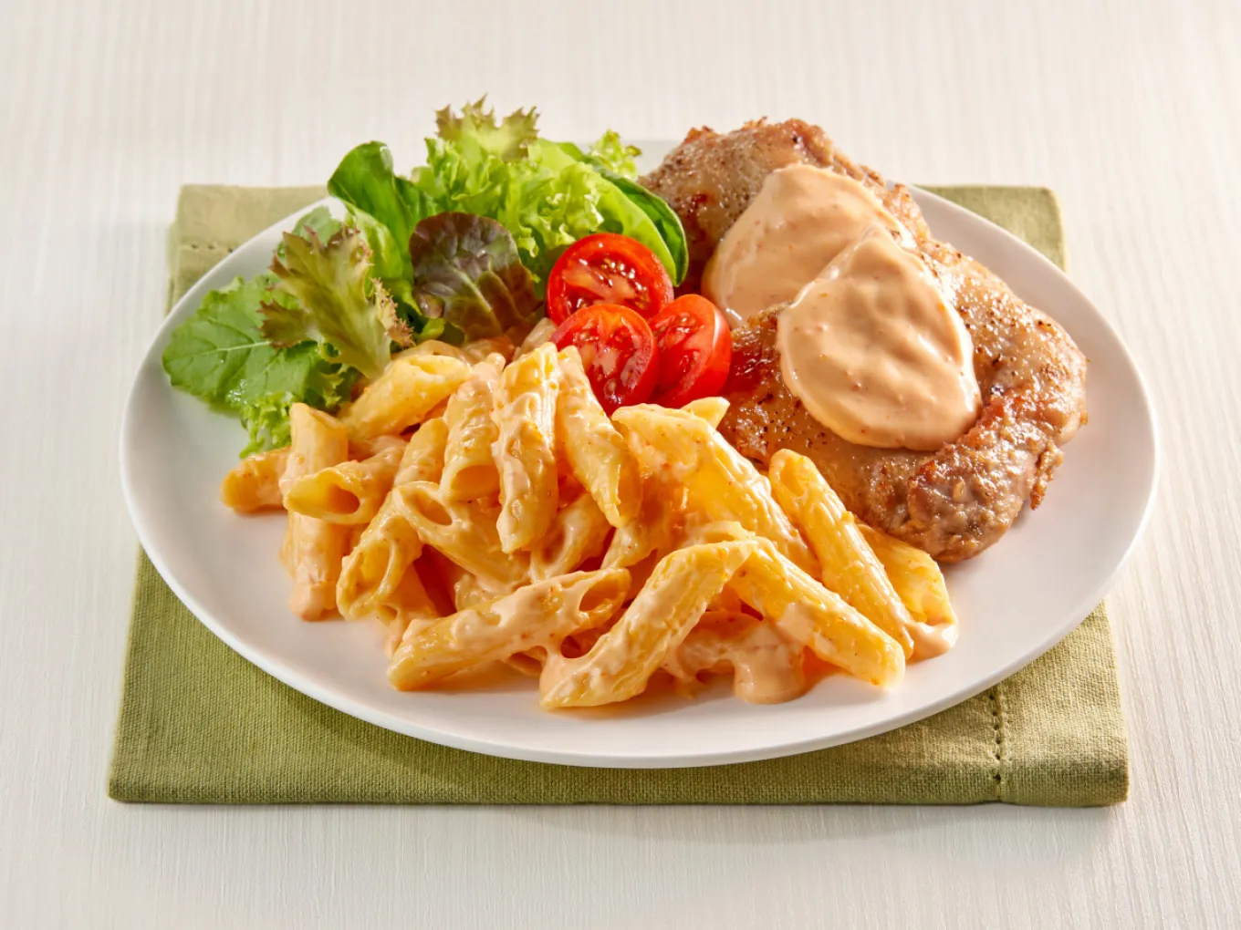 Mentai Seasoned Baked Chicken Pasta
