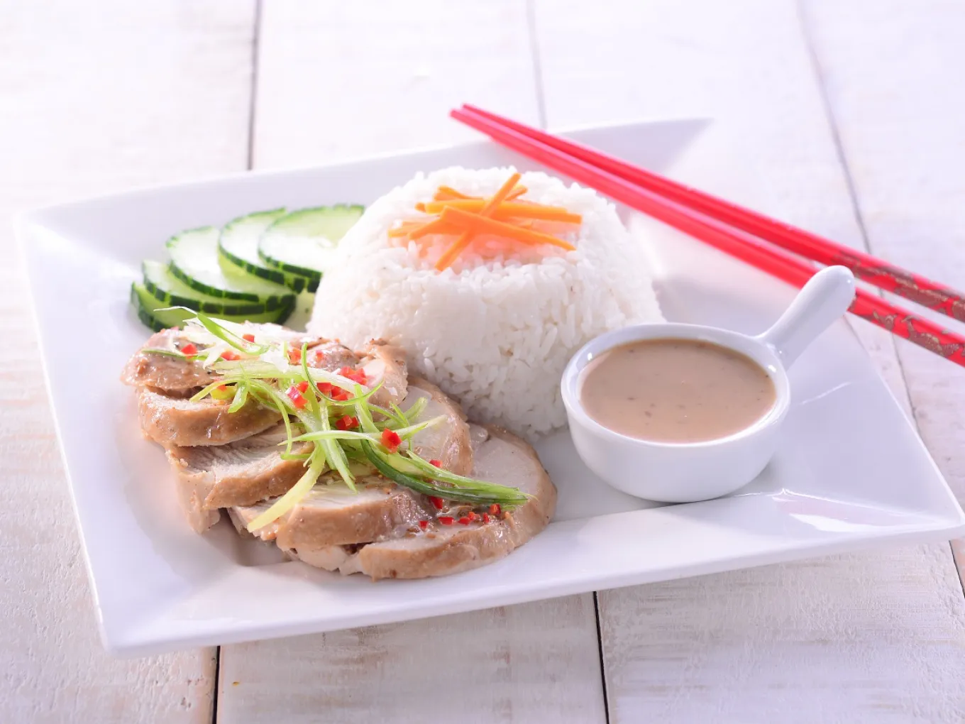 Nasi Ayam Kukus Wijen Sangrai