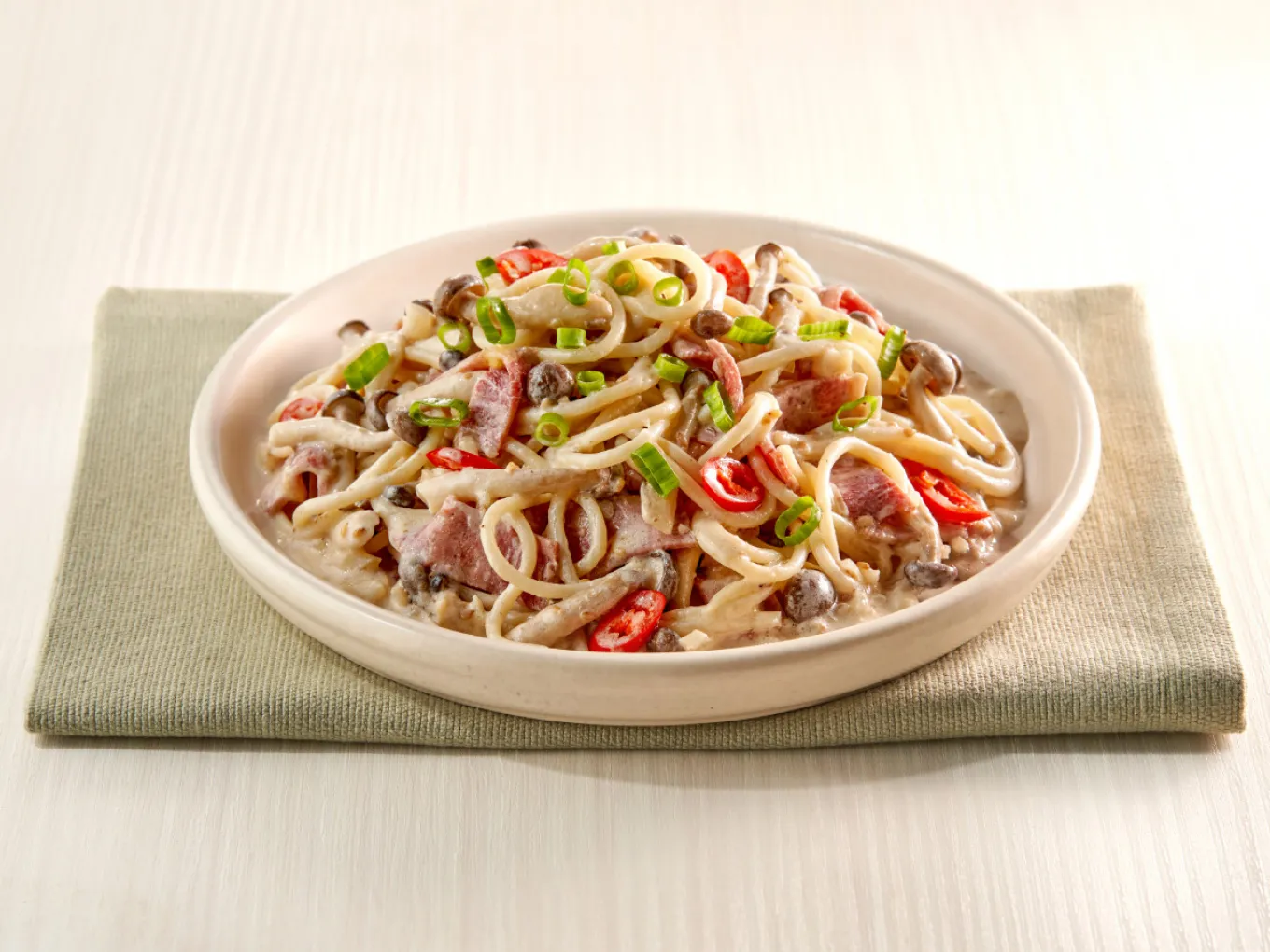 Pasta Jamur Daging Gurih