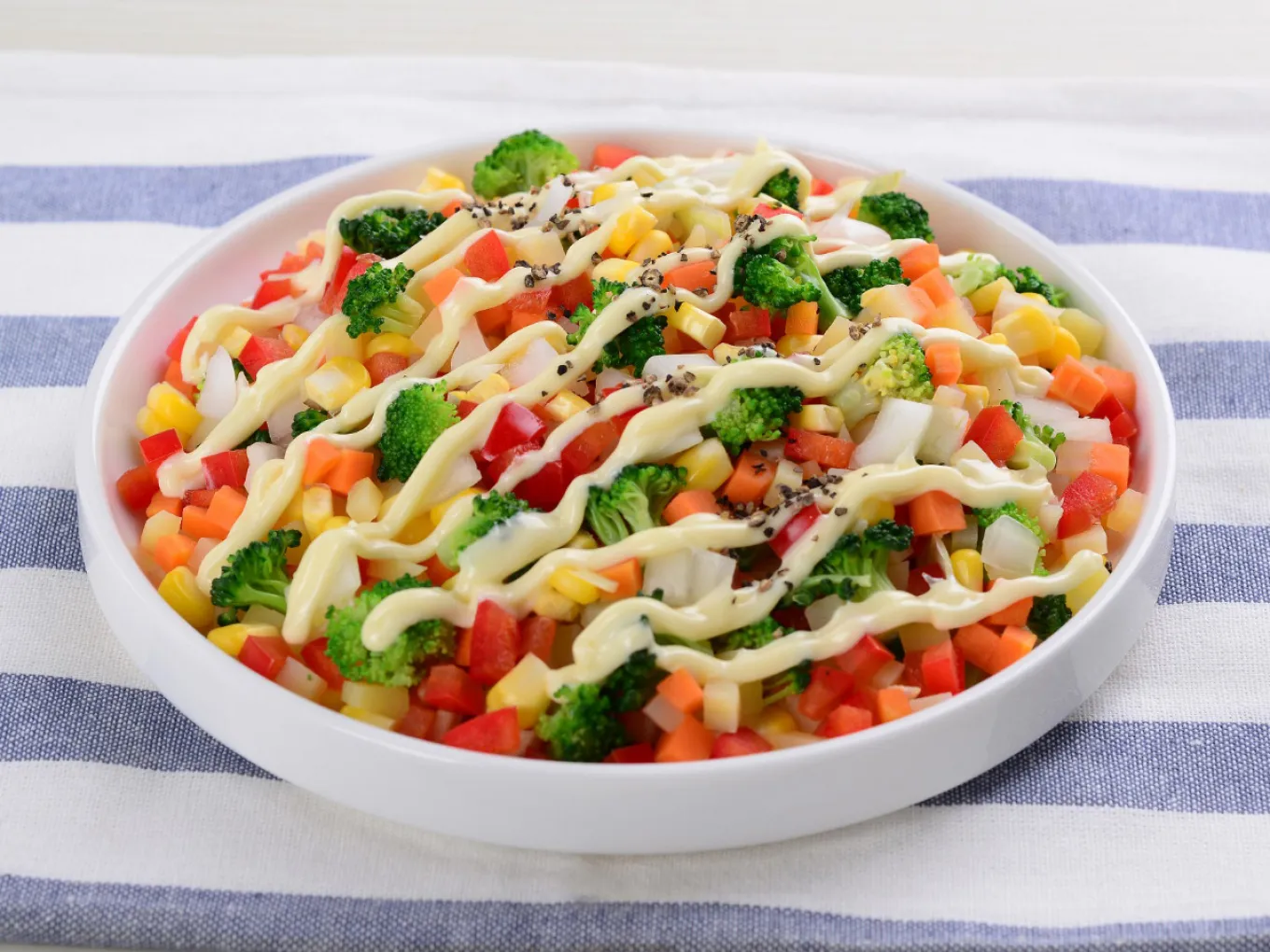 Boiled Chopped Salad Mayonnaise