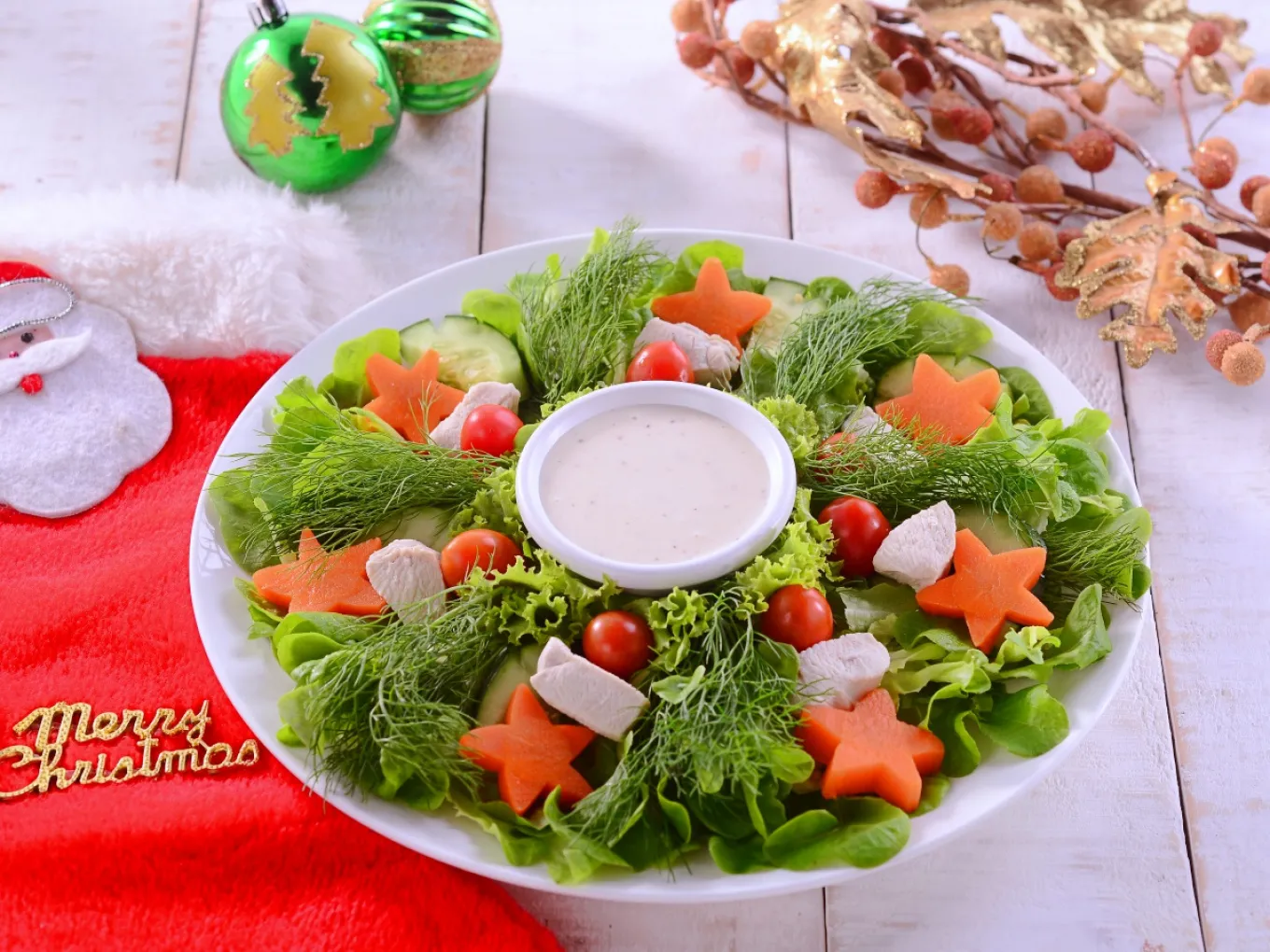 Salad Ayam Saus Caesar