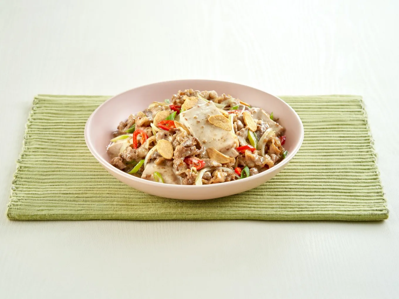 Tumis Tofu dan Daging