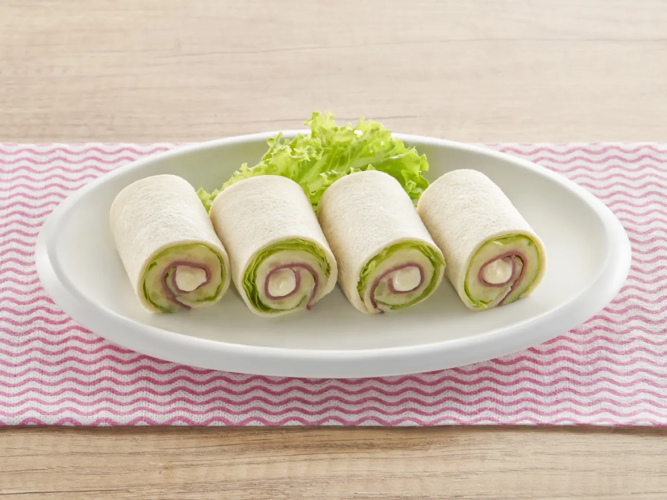Potato Salad Rolled Sandwich
