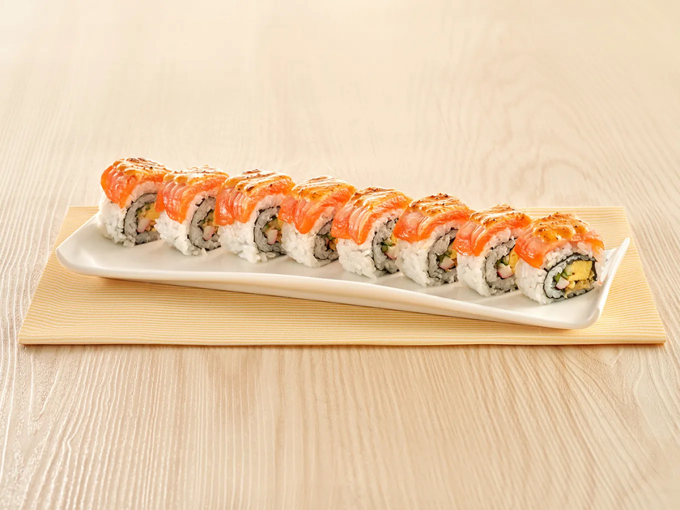 Salmon Aburi Mentai Sushi