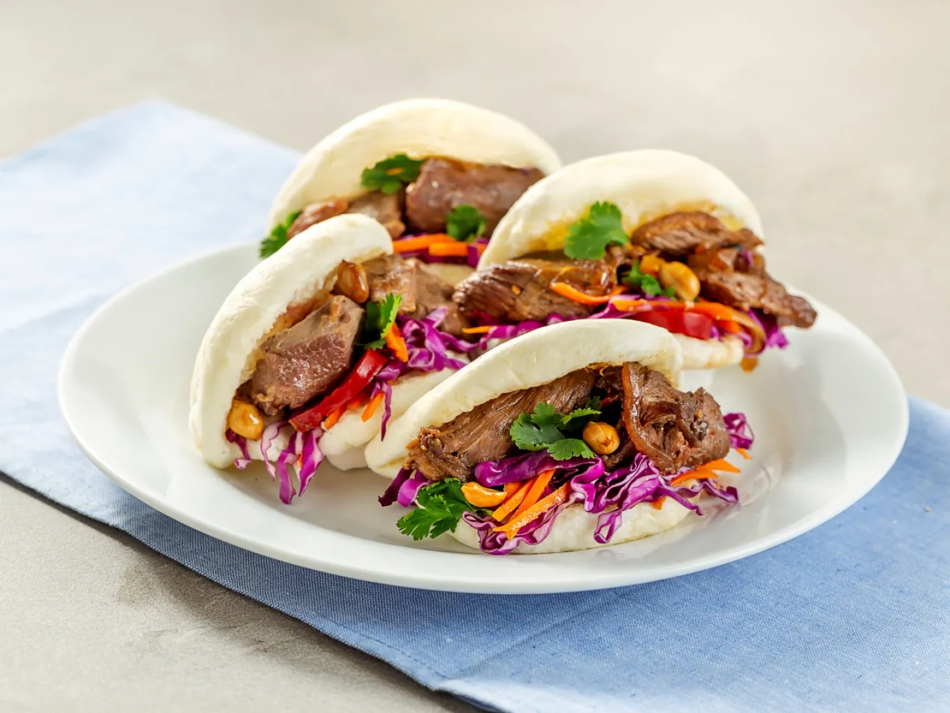 Sandwich Bao Sapi Wijen Sangrai