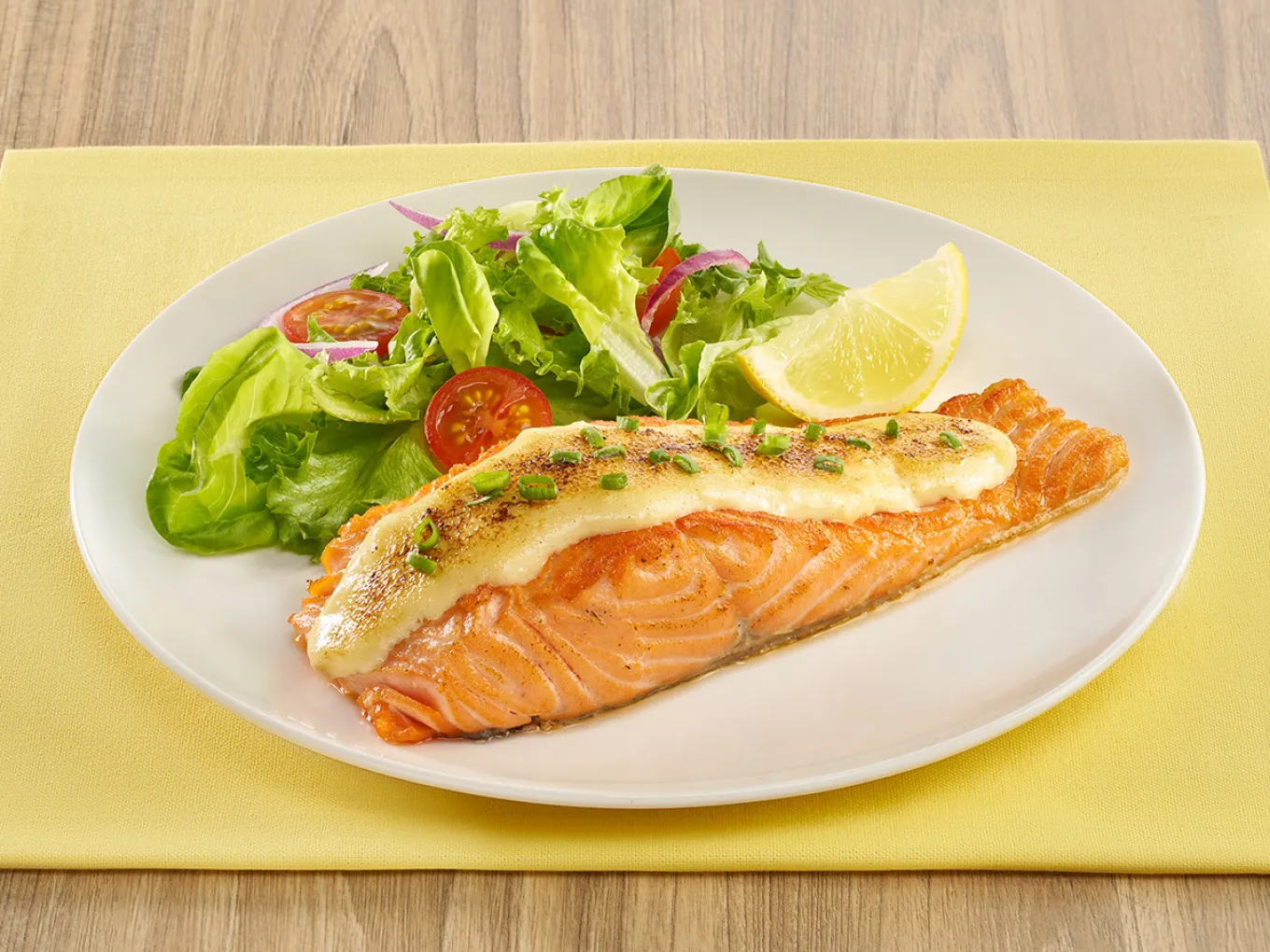 Grilled Salmon with Miso Mayo